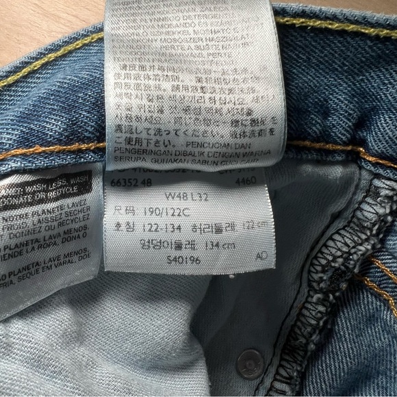 Levi's Men's 550 Jeans 48x32 Relaxed Fit Big and Tall - Picture 6 of 7